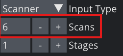 The Scan Selection Input