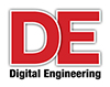 digital engineering color logo
