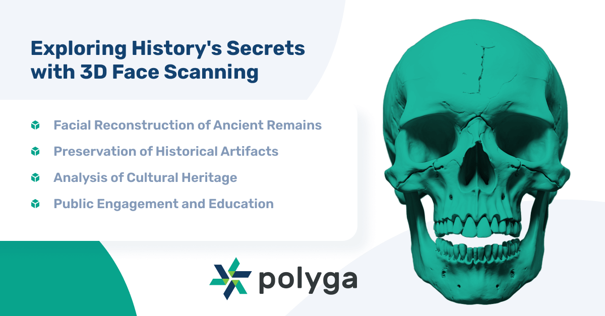 The image showcases how 3D scanning helps in exploring history