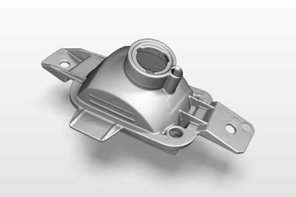 H3 3D scan sample of automotive mechanical part car