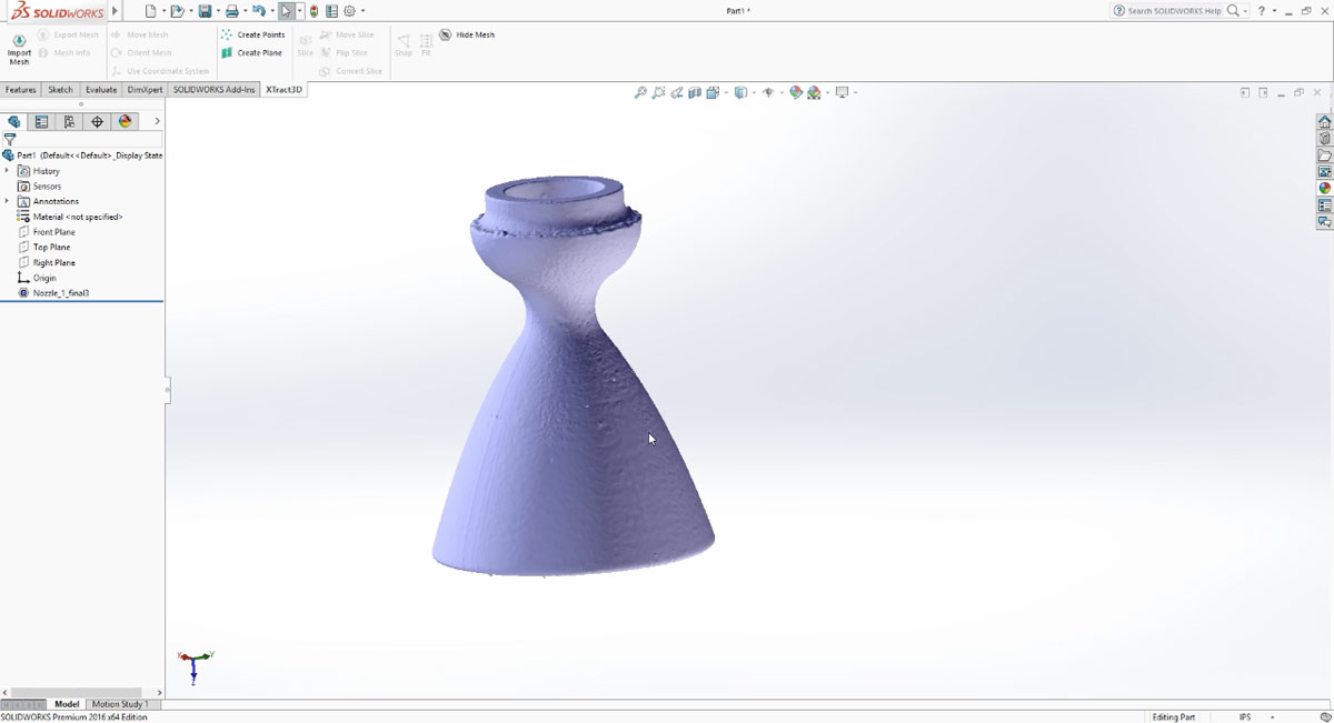 solidworks with kinect