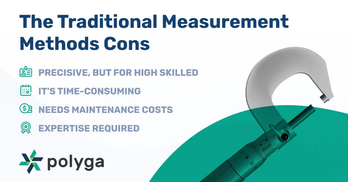 What are the traditional measurement methods cons